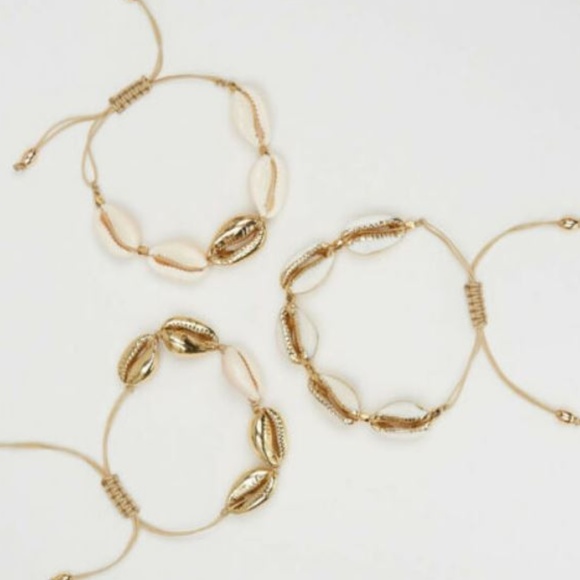 Set of 3 Cowrie Shell Beads Bracelet - Picture 5 of 5